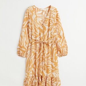 H&M crêpe kaftan summer dress